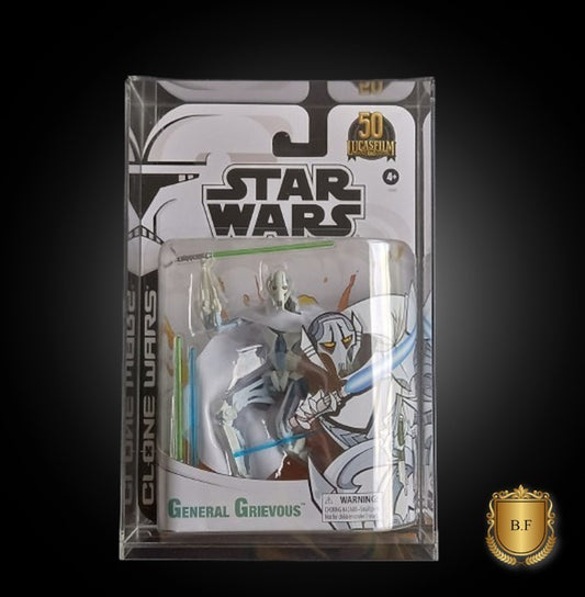 Acrylic Display Case for Carded Star Wars Black Series Anniversary Figures (Regular)