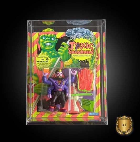 Acrylic Display Case for Carded Toxic Crusaders Figures