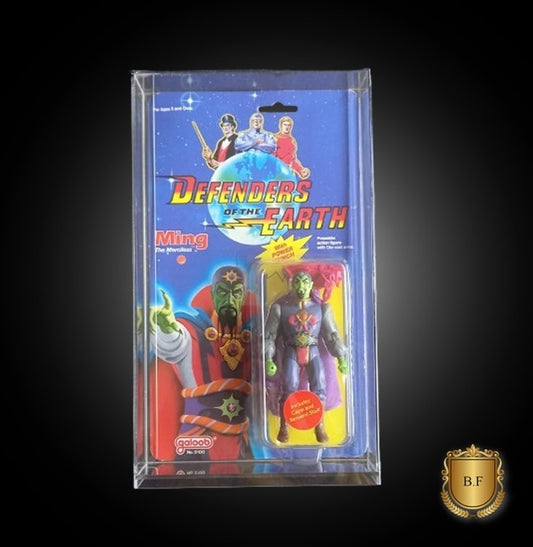 Acrylic Display Case for Carded Defenders of the Earth Figures