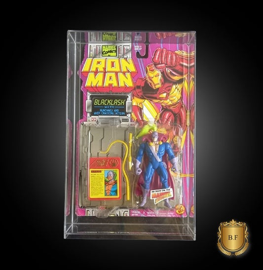 Acrylic Display Case for Carded Toybiz Iron Man Figures