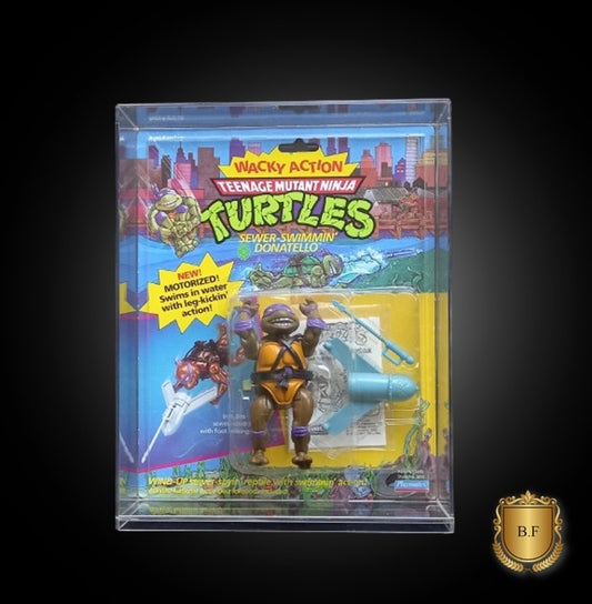 Acrylic Display Case for Carded Vintage Wacky Teenage Mutant Ninja Turtles Figures